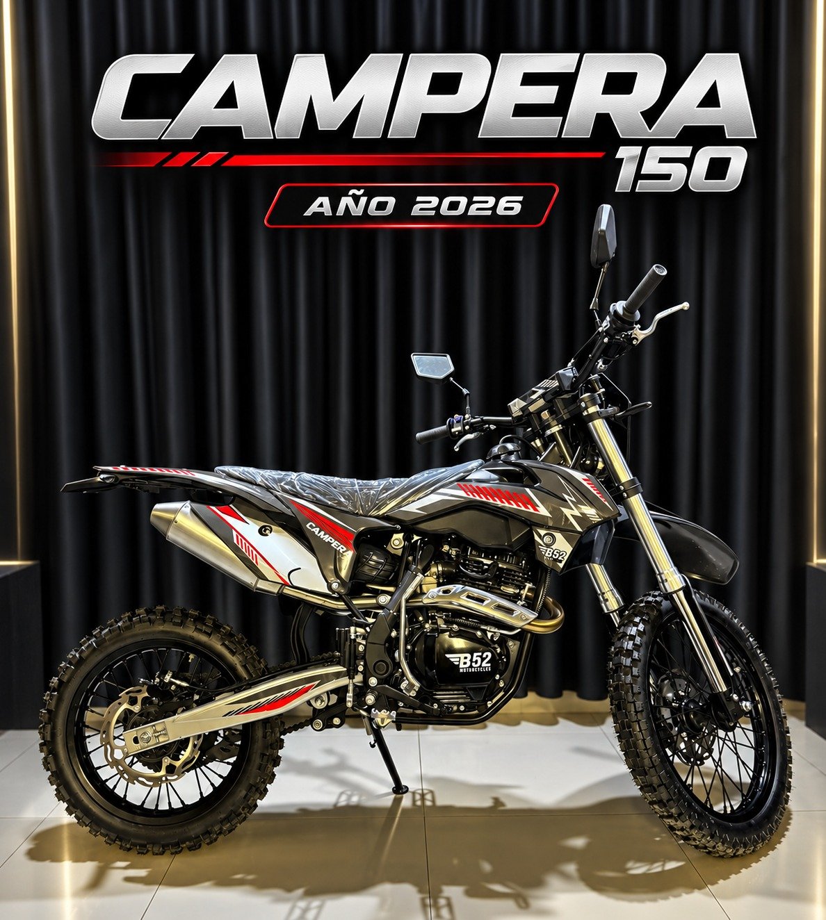 Próximo premio: moto Campera 150